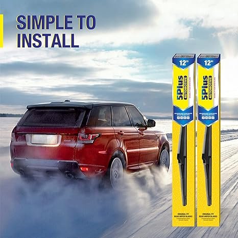 12" Rear Wiper Blades Replacement For TOYOTA RAV4 2023-2019,2012-2001, Highlander 2019-2001,Land Cruiser 2019-2013,2011-2008, Yaris 2019,11-06 Venza 14-09, BACK Windshield Wiper Blades(12-A) - Image 2